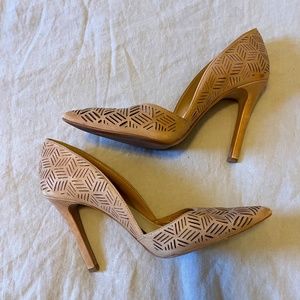 Jessica Simpson Tan Heels Size 9